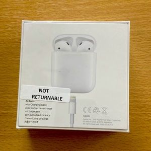 AirPods with wireless charging brand new